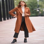 Trapeze Wool-Blend Coat image number null