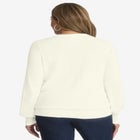 Cashmere Pointelle Cable Crew image number null