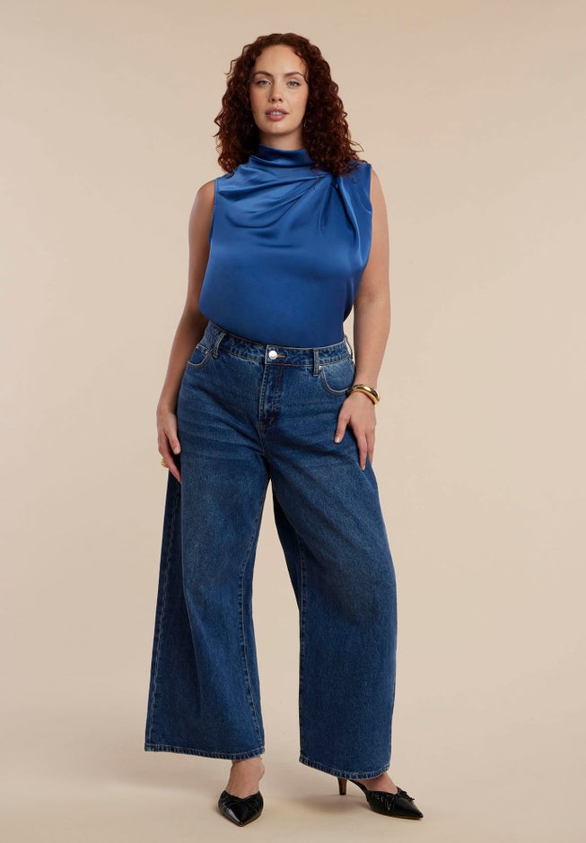 Asym Draped Top image number null