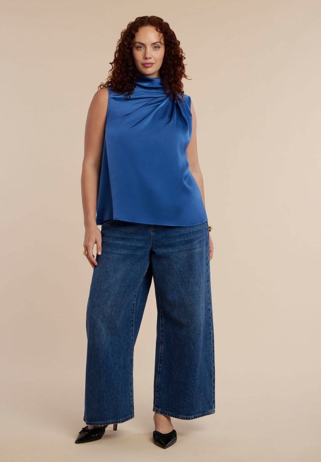 Asym Draped Top image number null