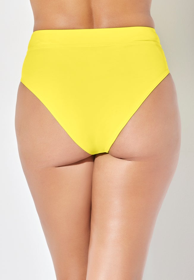High Waist Cheeky Tummy Control Swim Brief image number 1