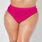 High Waist Cheeky Tummy Control Swim Brief image number null