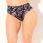 High Waist Cheeky Swim Brief image number null