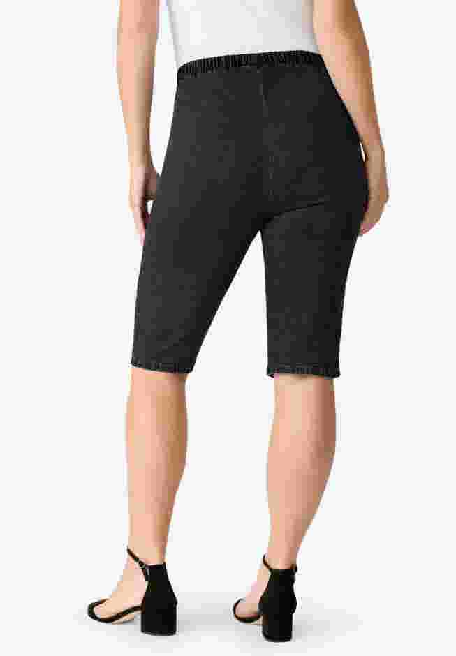 Plus Size Comfort Stretch Bermuda Jean Short image number 1