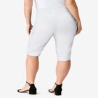 Plus Size Comfort Stretch Bermuda Jean Short image number null