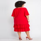 Embellished Keyhole Midi-Tier Dress image number null