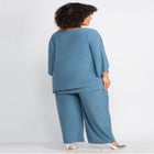 2-Piece Embellished Keyhole Pant Set image number null