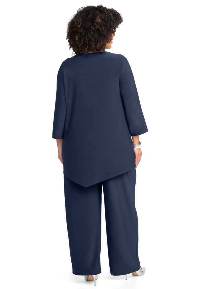 2-Piece Dazzle Zig Zag Pant Set image number 1