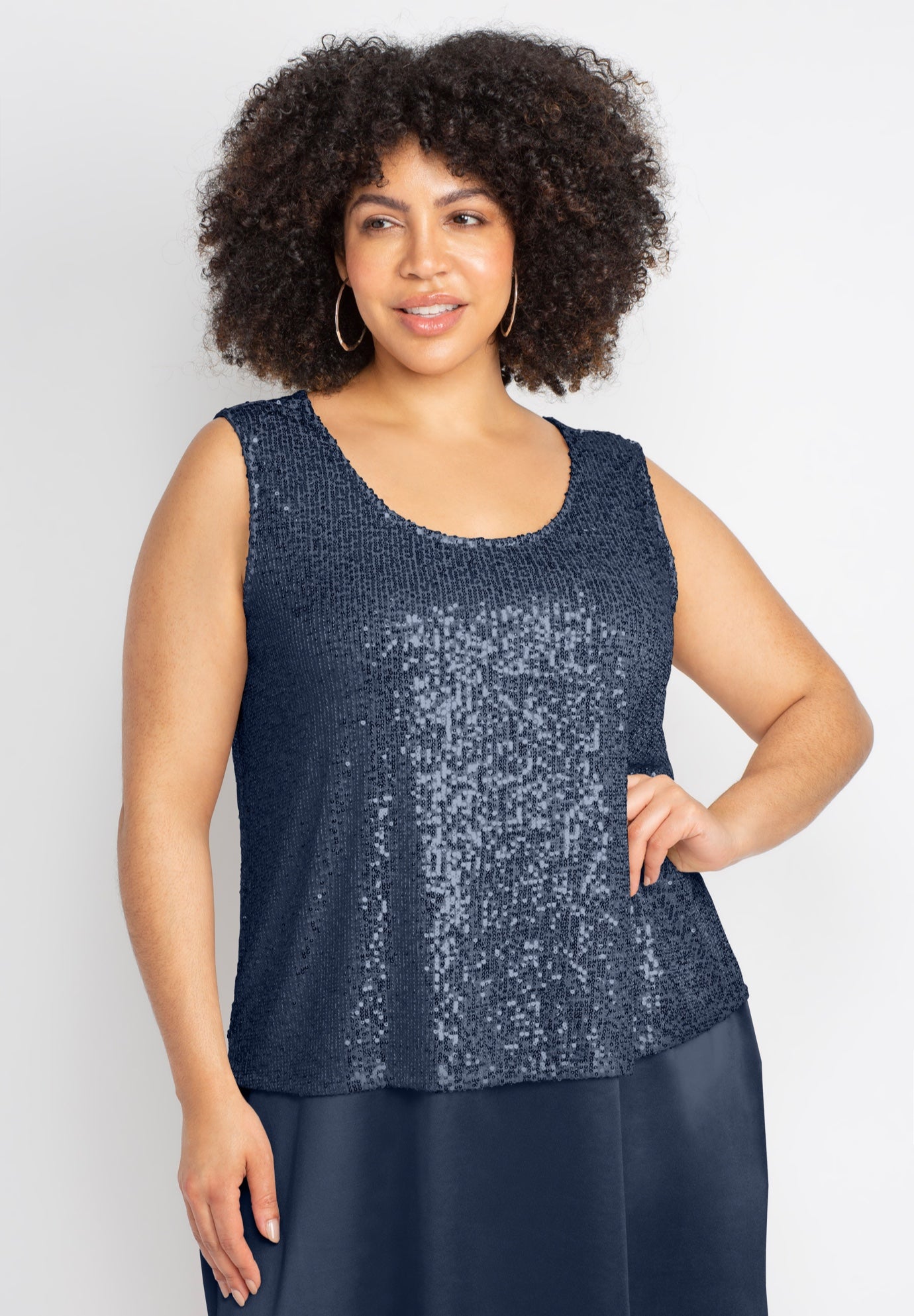 2-Piece Sequin & Charmeuse Jacket Dress Set image number 3