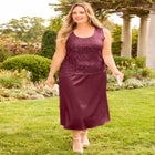 2-Piece Sequin & Charmeuse Jacket Dress Set image number 5