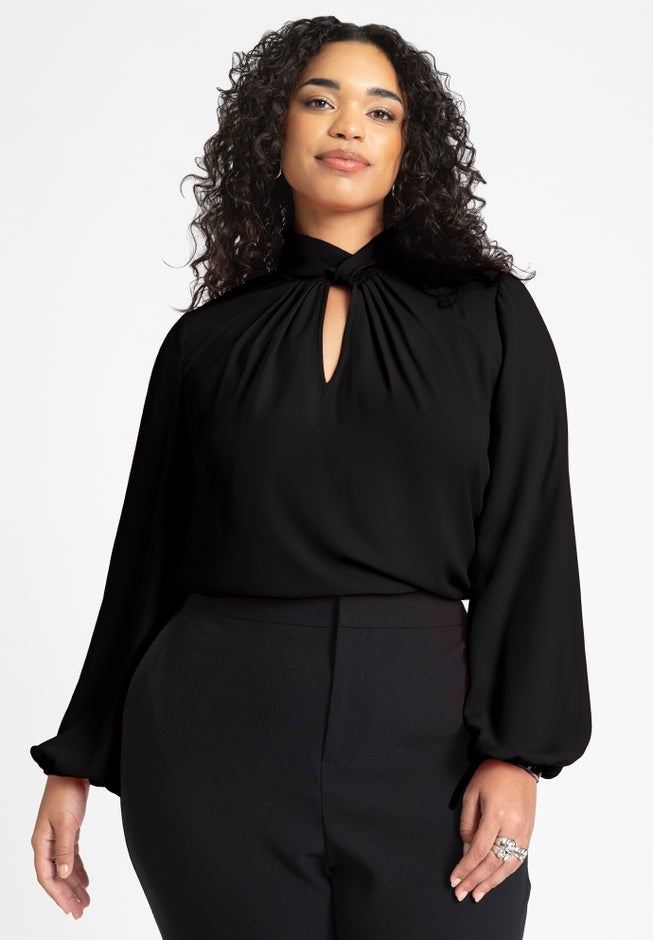 Keyhole Blouse image number 0