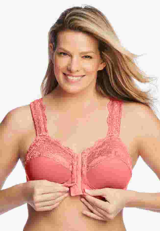 Front Close Wireless Gel Strap Bra image number 0