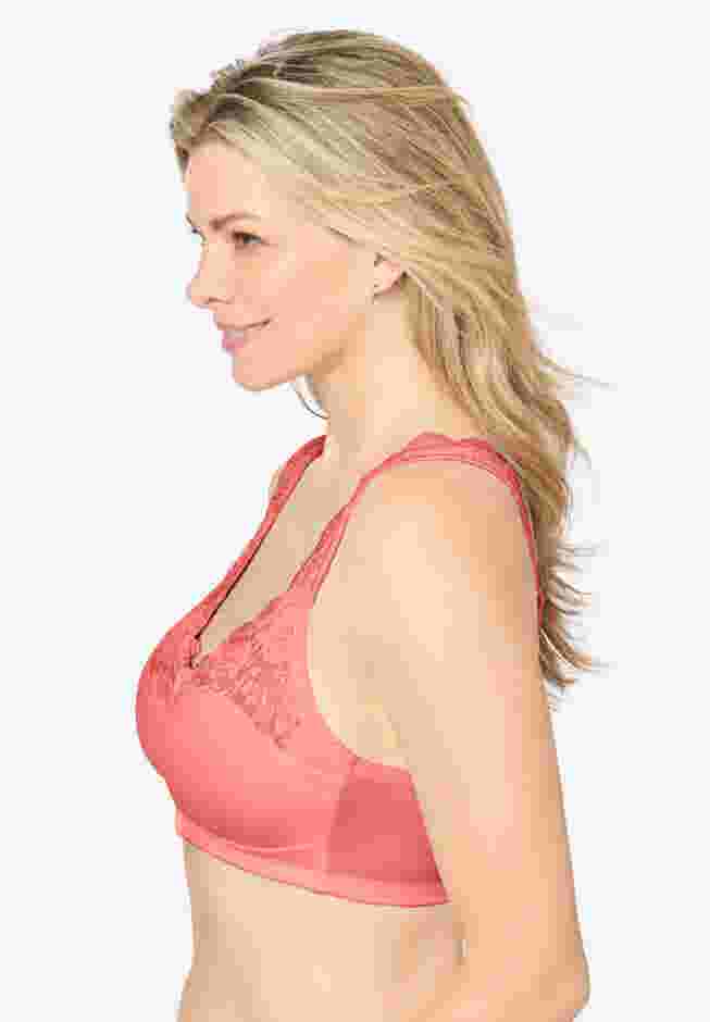 Front Close Wireless Gel Strap Bra image number 1