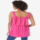 Ruffled Popover Tank Top image number null