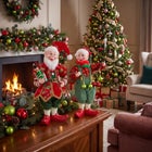 16"H Elf With Ornament Garland image number 4