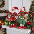 16"H Elf With Ornament Garland image number 0