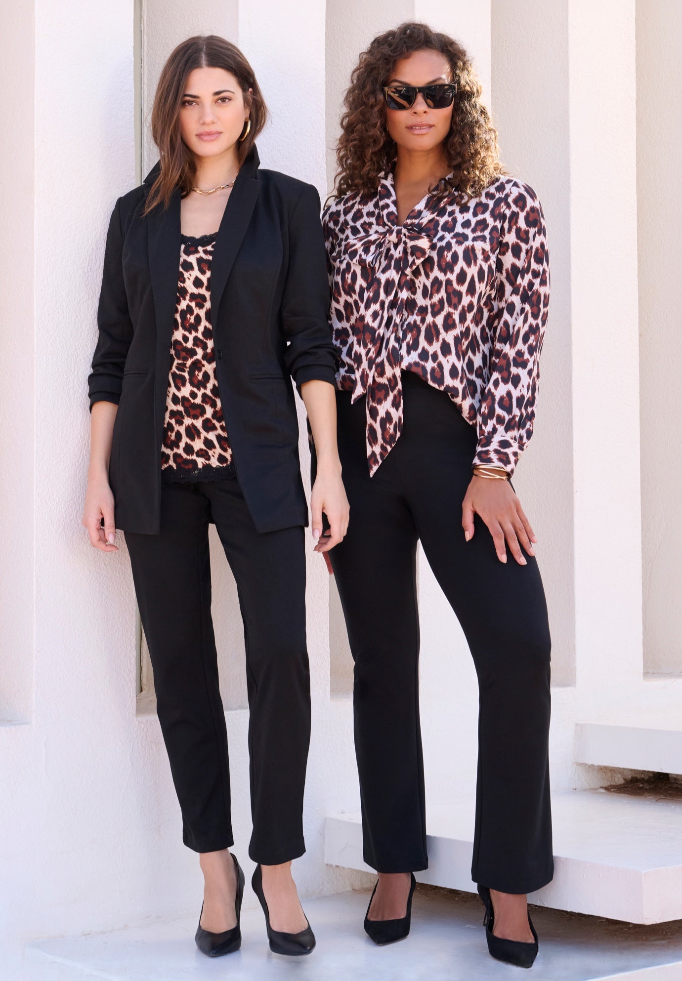 Plus Size Comfort Stretch Ponte Blazer image number 2