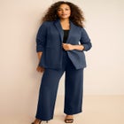 Plus Size Comfort Stretch Ponte Blazer image number null
