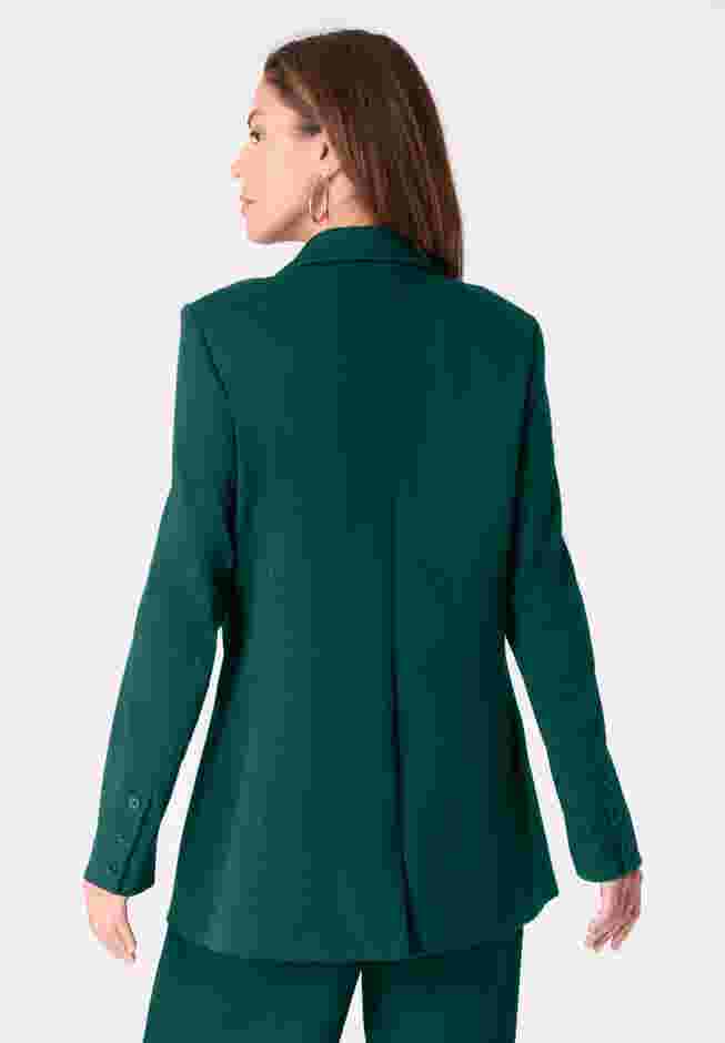 Plus Size Comfort Stretch Ponte Blazer image number 1