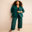 Plus Size Comfort Stretch Ponte Blazer image number null