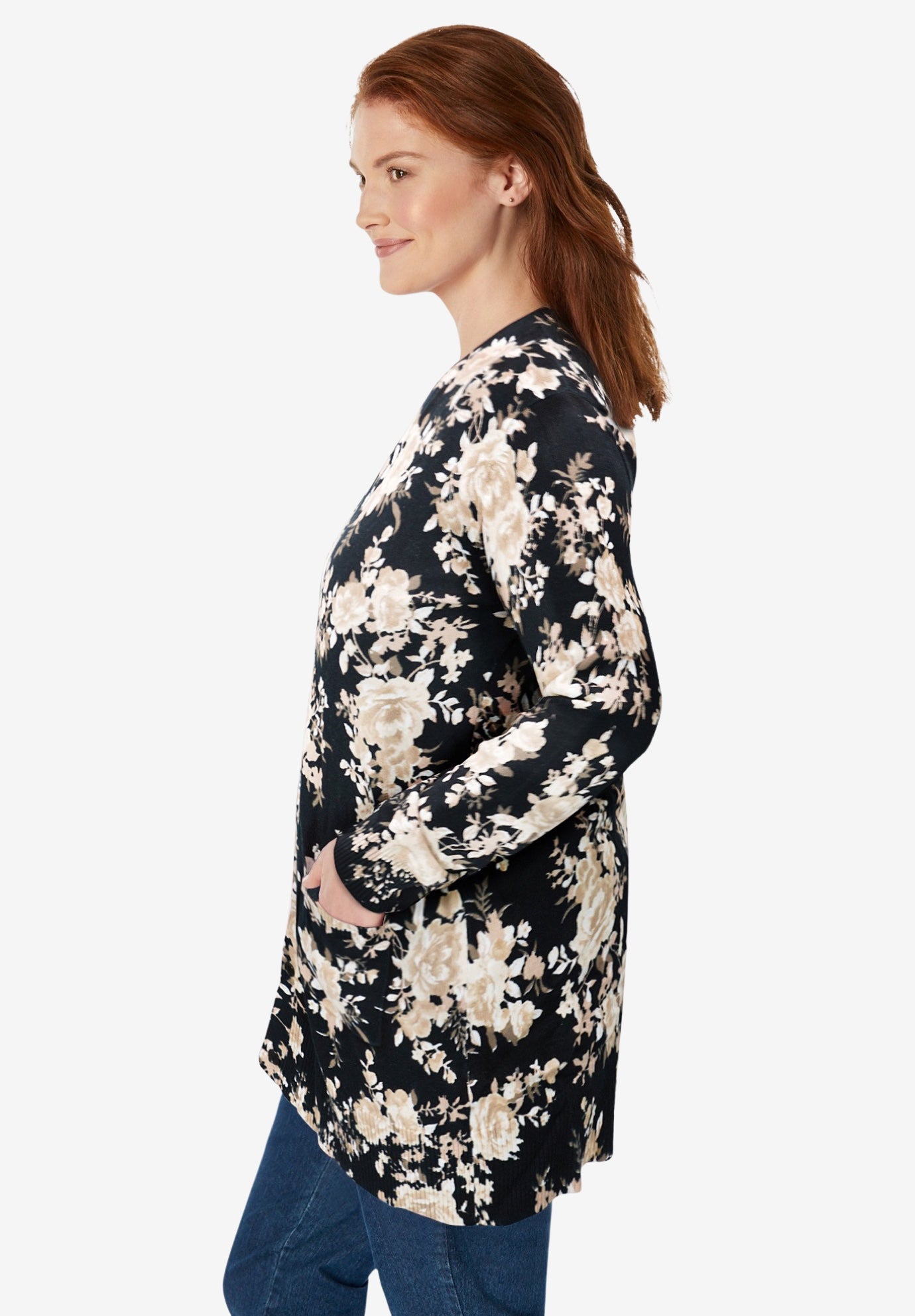 Perfect Longer-Length Cotton Cardigan image number 2