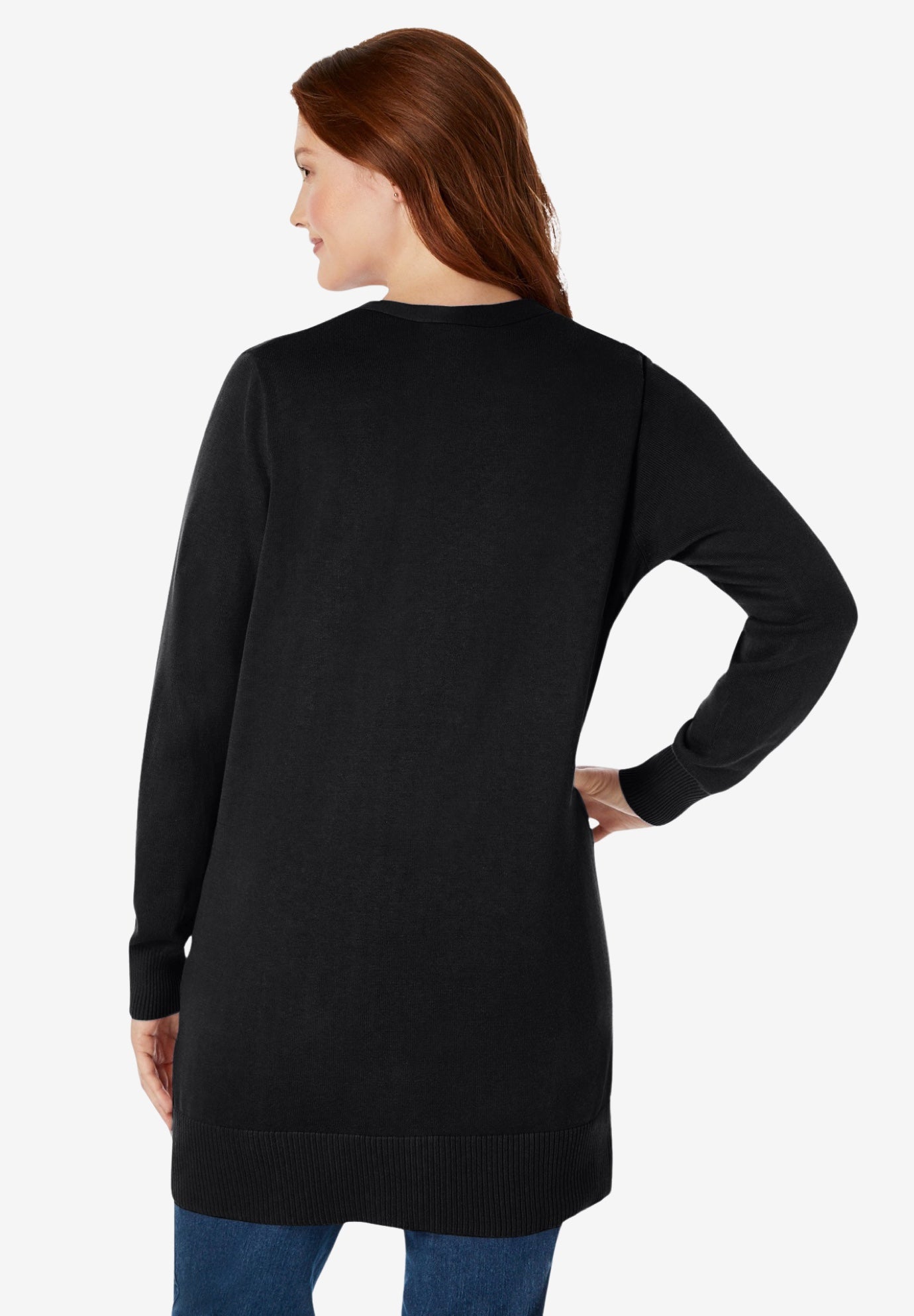 Perfect Longer-Length Cotton Cardigan image number 1