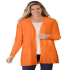 Perfect Longer-Length Cotton Cardigan Sweater image number 1