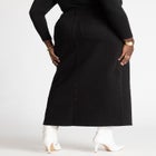 Denim Maxi Skirt image number null