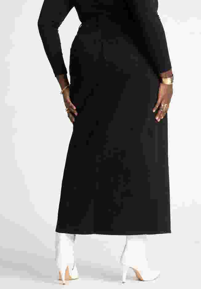 Denim Maxi Skirt image number 3