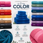 BH Studio 6-Piece 100% Cotton Bath Towel Set, 550 GSM image number null