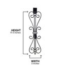 Adjustable Wreath Hanger for Door image number null