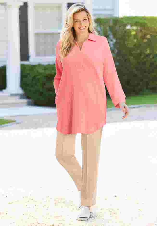 Relaxed Waffle-Thermal Tunic image number 5