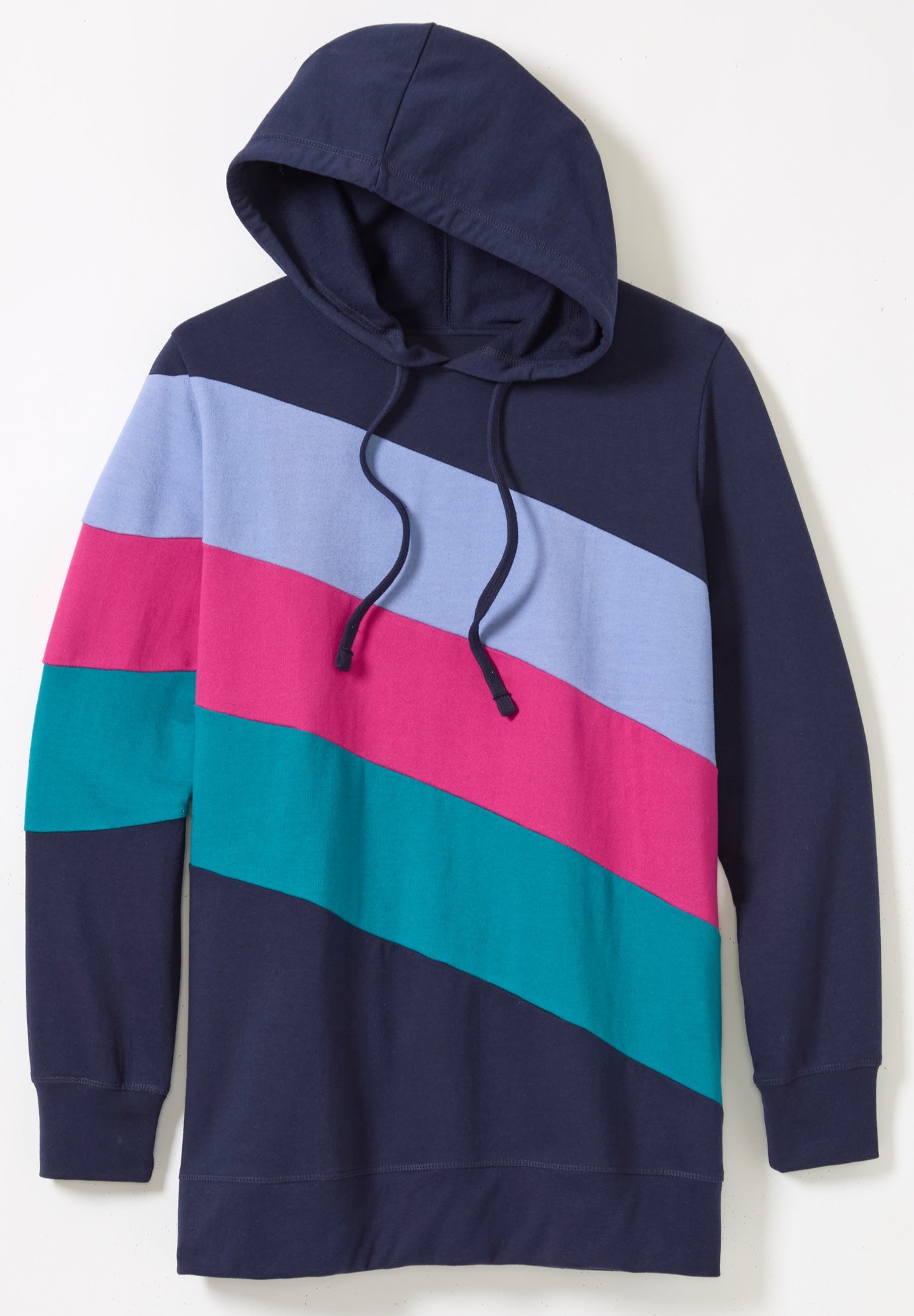 Color Block Hoodie Sweatshirt image number 1