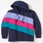Color Block Hoodie Sweatshirt image number 1