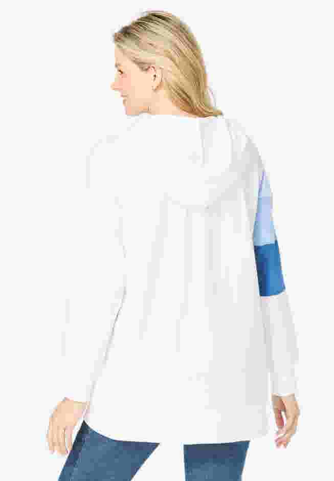 Color Block Hoodie Sweatshirt image number 1