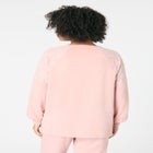 Comfort+ Fleece Lace Shoulder Sweatshirt image number null