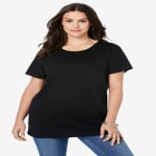 Plus Size Cotton Ultimate Crewneck Tee image number null