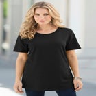 Plus Size Cotton Ultimate Crewneck Tee image number null