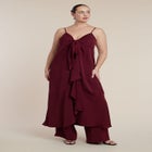 Elastic Waist Wide Leg Trouser image number 1