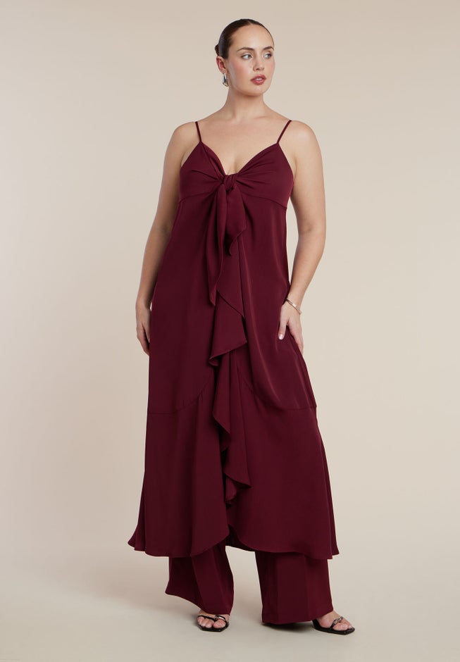 Elastic Waist Wide Leg Trouser image number 1