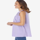 Embroidered Crewneck Tank image number null