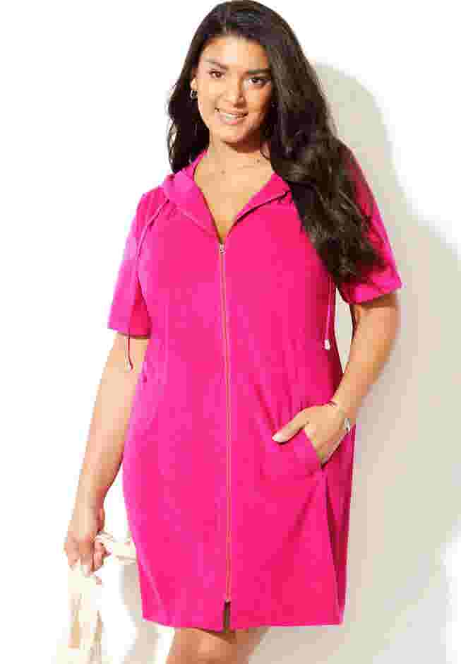 Alana Terry Cover Up Hoodie image number 0
