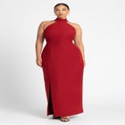 High Neck Column Gown image number null