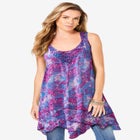 Smocked Racerback Tunic image number null