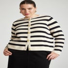 Intarsia Sweater Jacket image number null