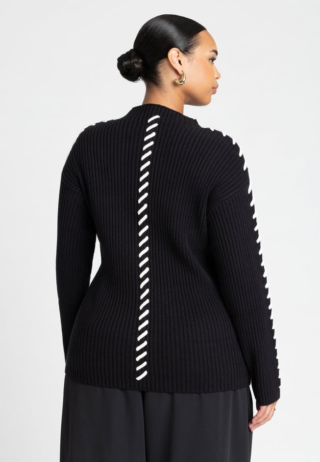 Stitch Detail Sweater image number 2