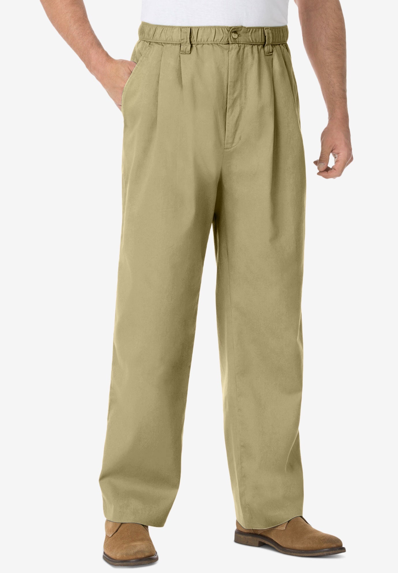 Knockarounds&reg; Full-Elastic Waist Pleated Pants image number 0