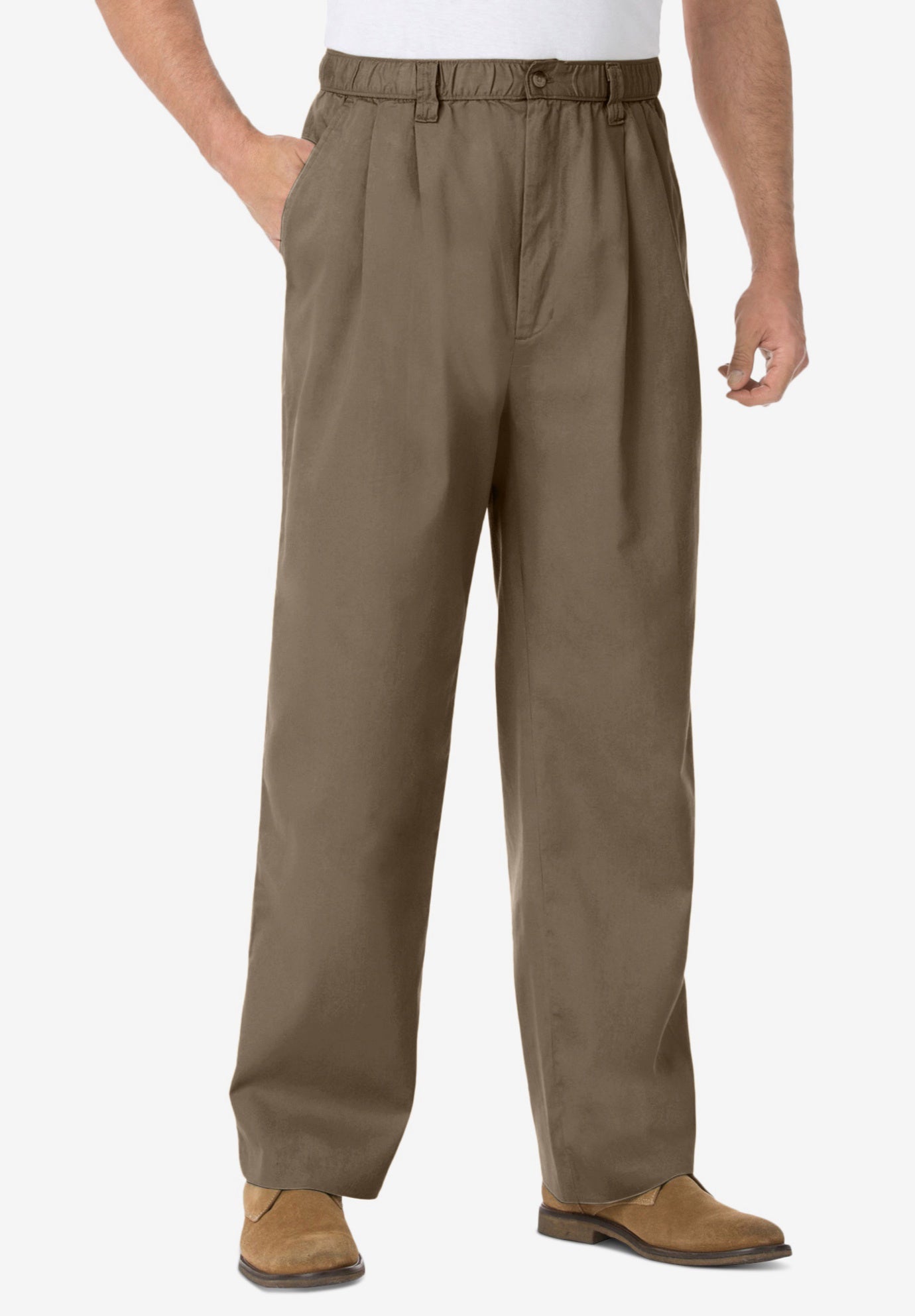 Knockarounds&reg; Full-Elastic Waist Pleated Pants image number 0