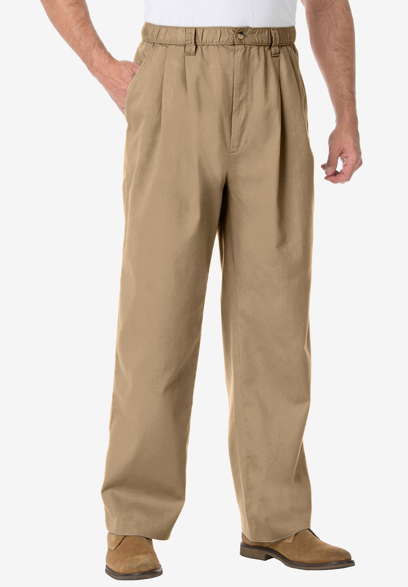 Knockarounds&reg; Full-Elastic Waist Pleated Pants image number 0