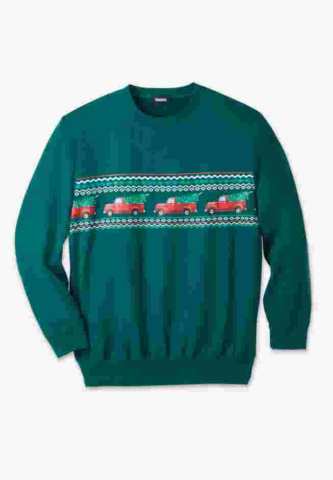 Graphic Fleece Sweatshirt image number 1
